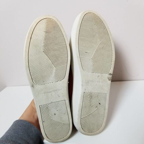 Rebecca Minkoff‎ red studded slip on sneaker shoes - Picture 7 of 8